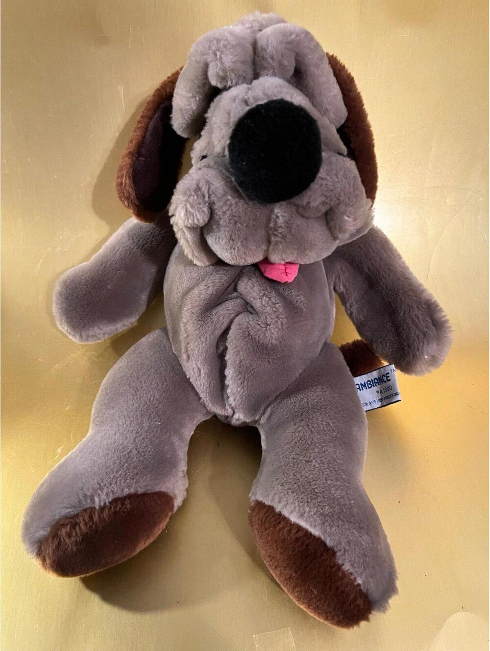 Ambiance Dog Plush Stuffed Animal Pick Of The Litter 1986 Vintage Collection 13"